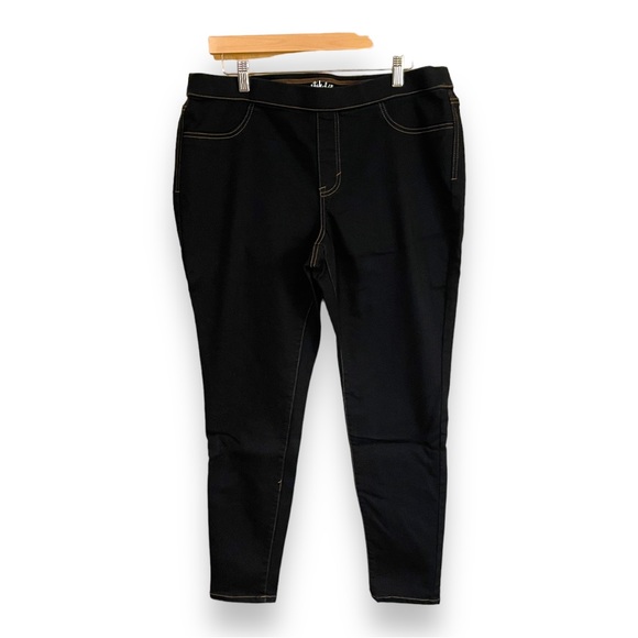 Style Co Womens Distressed Jeggings Blue Size 18w main image 0
